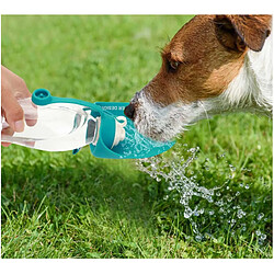 Avis Universal 580ml Portable Outdoor Dog Water Bottle Modeling Leaf Design Voyage Pet Bowl Elevage Dog Water Distributor Fournitures d'éleveur |