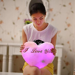 Avis Universal Oreiller en forme de coeur en peluche - LED brillant