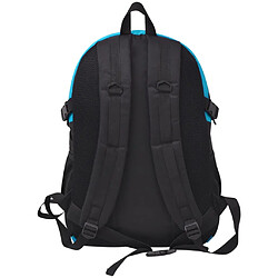 Avis vidaXL Sac à dos de randonnée 40 L Noir et bleu