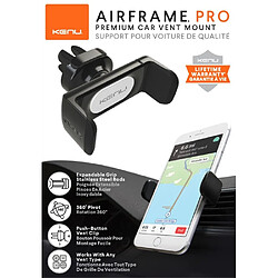 Acheter Kenu Support Voiture Airframe Pro Pivotable avec Pince Extensible et Clip Poussoir Noir