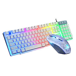 Avis Ensemble Clavier Et Tapis De Souris Filaire USB T6 Rainbow LED