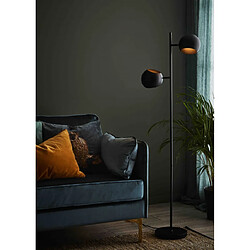 Markslojd Lampadaire EDGAR Noir 2 ampoules