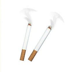 Totalcadeau Fausses cigarettes effet fumée (x2) - Lot de 2