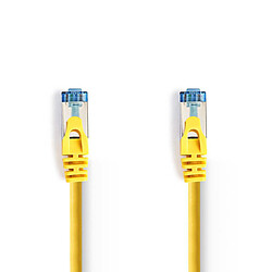 NEDIS Câble Réseau Cat 6a SF/UTP RJ45 Mâle - RJ45 Mâle 3,0 m Touche jaune