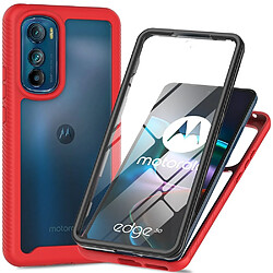 Coque en TPU anti-chute pour votre Motorola Edge 30 5G - rouge