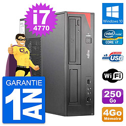 PC Fujitsu Esprimo E520 DT Intel i7-4770 RAM 4Go Disque 250Go Windows 10 Wifi - Occasion