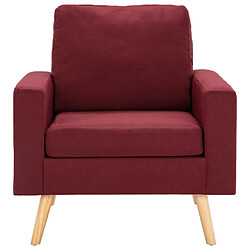 Avis Maison Chic Fauteuil relax,Chaise pour salon Rouge bordeaux Tissu -MN78025