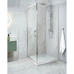 Beliani Cabine de douche DARLI 70 x 70 x 185 cm Argenté