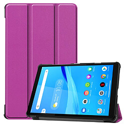 Etui en PU avec support tri-pliure violet pour votre Lenovo Tab M8 TB-8505X