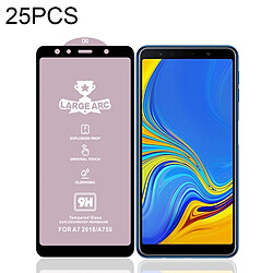 Wewoo Film de verre trempé 25 PCS 9H HD Grand Arc High Alumina Full Screen de pour Galaxy A7 2018