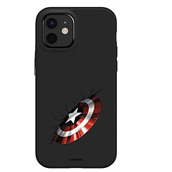 RhinoShield Coque Compatible avec [iPhone 13] SolidSuit - Coque Fine Licence Officielle Marvel avec Technologie Absorption des Chocs - Captain America's Shield