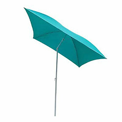 Parasol de Plage Carré Helenie 239cm Turquoise