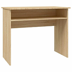 Maison Chic Bureau,Table de travail,bureau de travail pour chambre Chêne sonoma 90x50x74 cm Aggloméré -GKD70677