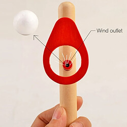 Wewoo Jouet en bois pour enfants Jeux en classiques Floating Blow Pipe & Balls soufflant pas cher