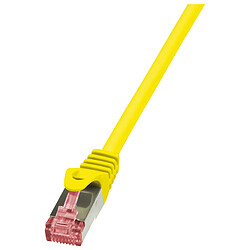 LogiLink Câble patch, Cat. 6, S/FTP, 1,0m, jaune ()