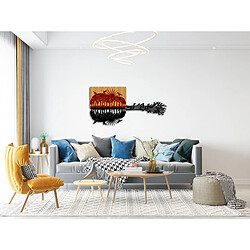 EPIKASA Décoration Murale en Métal et Bois Guitare