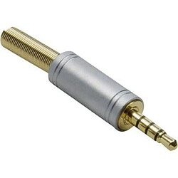 JACK 3.5 MM MLE DROIT BKL ELECTRONIC 1103088 PÔLES 4 STÉRÉO OR 1 PCS