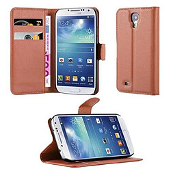 Cadorabo Coque Samsung Galaxy S4 Etui en Brun