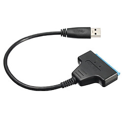 Sodial Super vitesse "A USB3.0 SATA 22pin cable adaptateur pour 2.5inch disque dur SSD