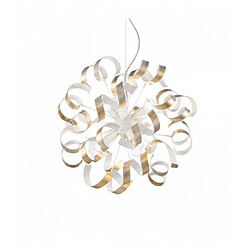 Ideal Lux Suspension Dorée VORTEX 6 ampoules