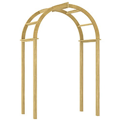 vidaXL Arche 141x97x243 cm Bois de pin massif imprégné