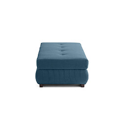 Lisa Design Vermont - pouf d'appoint - en velours côtelé