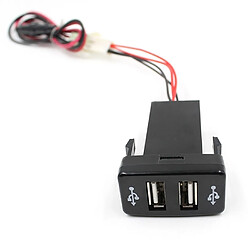 Wewoo Chargeur de voiture double port USB DC12V 2.1A pour Toyota VIGO