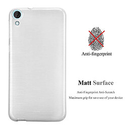 Avis Cadorabo Coque HTC Desire 820 Etui en Argent