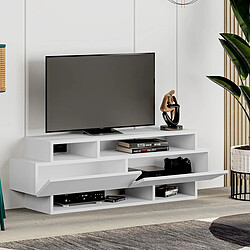 Avis Meubles de télévision Alexandra House Living Blanc 125 x 42 x 32 cm