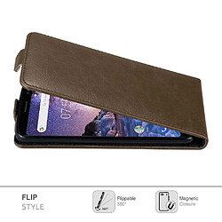 Avis Cadorabo Coque Nokia 7 PLUS Etui en Marron