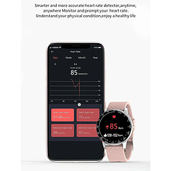 Acheter Yonis Montre Connectée Sport Rose HD Etanche Smartwatch