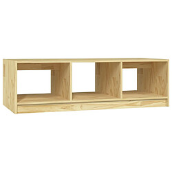 vidaXL Table basse 110x50x34 cm Bois de pin massif