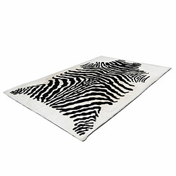 Acheter Paris Prix Tapis Imprimé Animal Rabbit Noir & Blanc 160 x 230 cm