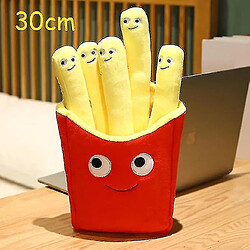 Universal 30 cm Belle frites Frises Toys Cartoon réelle Very Food Oreiller en peluche Poupées douces | Oreillers en peluche