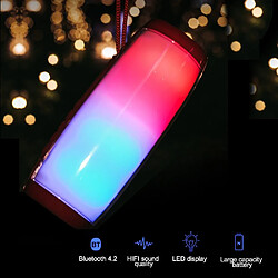 Acheter Yonis Enceinte Bluetooth Portable Lumière Colorée 5W