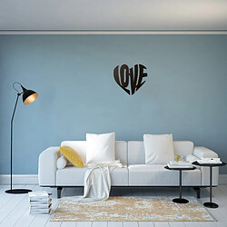 Avis EPIKASA Décoration Murale en Métal Love 9