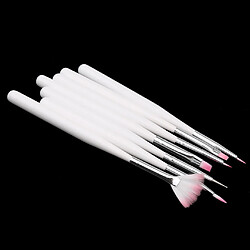 Avis Set de 7pièces Brosse à Ongle Dessin Peinture Pinceaux Nail Art Crayons Stylos de ongle