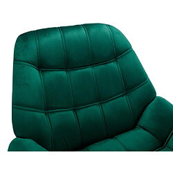 Acheter Vente-Unique Fauteuil en velours vert LUOSTO