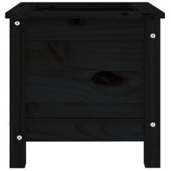 Acheter vidaXL Jardinière noir 40x40x39 cm bois massif de pin