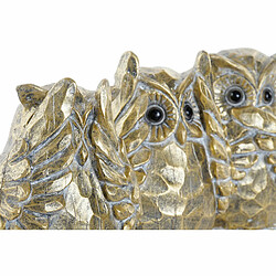 Figurine Décorative DKD Home Decor Résine Hibou (3 pcs) (13.5 x 11 x 17.5 cm)