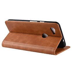 Wewoo Housse Coque Étui en cuir à boucle magnétique avec rétro pour Crazy Horse Texture horizontale Google Pixel 3a XLavec support et logements cartes et cadre photo Marron pas cher