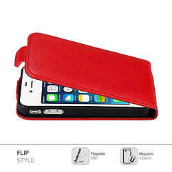 Cadorabo Coque iPhone 4 / 4S Etui en Rouge