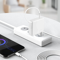 Acheter Chargeur Secteur Puissance 87W Compact avec Câble USB-C 2m LinQ blanc