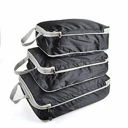 Acheter Universal 3pcs/lot Emballage de rangement comprimable Emballage comprimé Cube Organiseur de bagages de voyage Organiseur de bagages de voyage pliable |