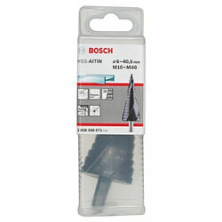 Bosch 2608588071 Fraise étagée queue 3 pans pour presse-étoupes Longueur 125,5 mm Exécution HSS-AlTIN