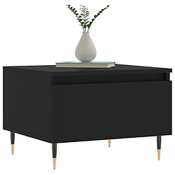 Avis Maison Chic Lot de 2 Tables basses,Table Console pour salon noir 50x46x35 cm bois d'ingénierie -MN76972