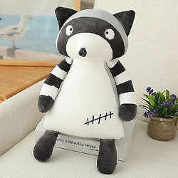 Universal 50 cm Jouet en peluche de raton laveur Little Panda Panda Plance Toy (noir)