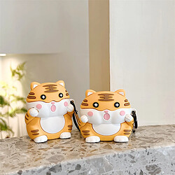 GUPBOO Airpods Coque Housse Étui Protecteur Compatible pour AirPods 3-dessin animé mignon de tigre