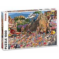 Piatnik - 5482 - Puzzle - Ruyer - Course de Vélo - 1000 Pièces