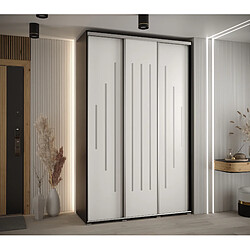 Abiks Meble Armoire Davos 12 À Portes Coulissantes 235,2/160/45 3 Portes